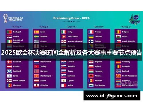 2025欧会杯决赛时间全解析及各大赛事重要节点预告 2025欧会杯决赛时间全解析及各大赛事重要节点预告